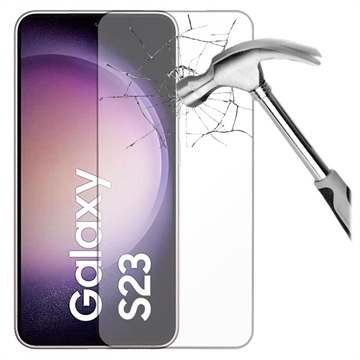 Prio 3D Samsung Galaxy S23 5G Glazen Screenprotector Zwart