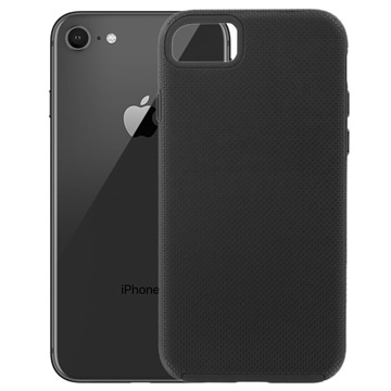 Prio Double Shell iPhone 7-iPhone 8 Hybrid Case Zwart