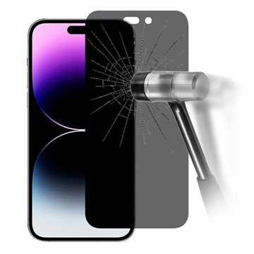 iPhone 15 Privacy-schermbeschermer van gehard glas