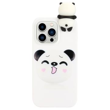 3D Figure-serie iPhone 14 Pro TPU Hoesje Panda