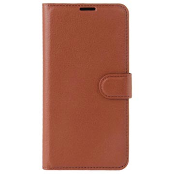 Nokia 5 Wallet Case met textuur Bruin