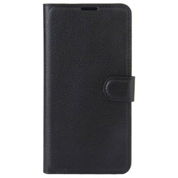 Nokia 5 Wallet Case met textuur Zwart