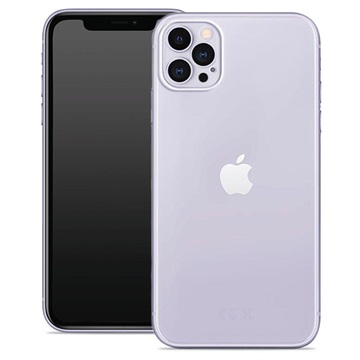 Puro 0.3 Nude iPhone 12-12 Pro TPU Hoesje Doorzichtig