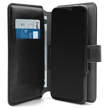 Puro 360 Rotary Universele Smartphone Wallet Case XXL Zwart