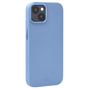 iPhone 15 Plus Puro Icon Mag Pro Silicone Case Blue