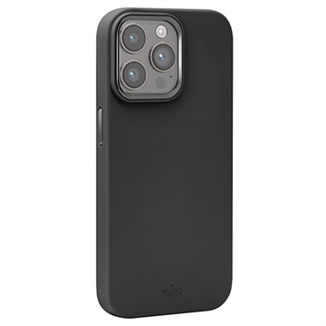 iPhone 15 Pro Puro Icon Mag Pro Silicone Case Black