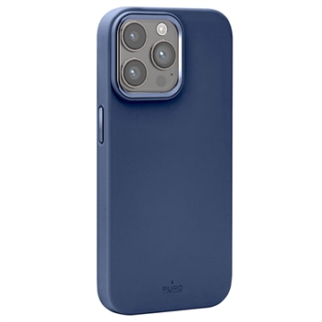 iPhone 15 Pro Puro Icon Mag Pro Silicone Case Dark Blue