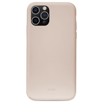 Puro Icon iPhone 13 Pro Siliconen Hoesje Roze