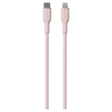 Puro Icon Zachte USB-C-Lightning kabel 1,5m Roze