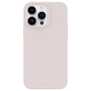 Puro Icon iPhone 14 Pro Max Siliconen Hoesje Roze