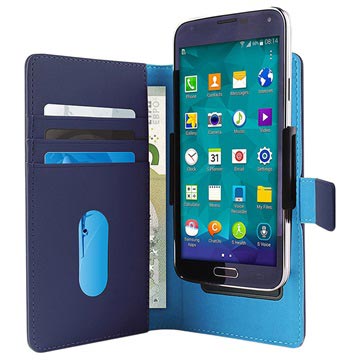 Puro Slide Universele Smartphone Wallet Case XL Blauw