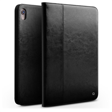 Qialino Classic iPad Pro 12.9 (2018) Folio Leren Case (Geopende verpakking Uitstekend) Zwart