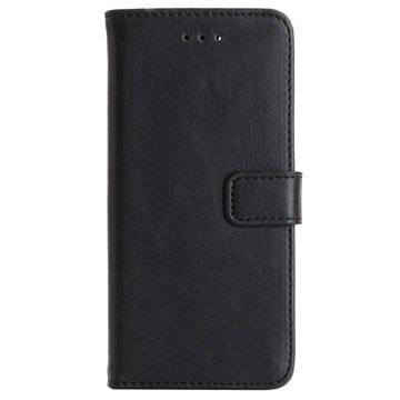 iPhone 7 Retro Wallet Case Zwart