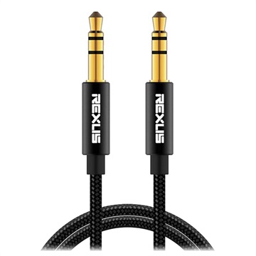 Rexus Universele 35Mm Aux Audio Kabel 10M Zwart huismerk kopen in de aanbieding