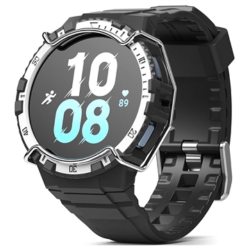 Ringke Fusion X Guard Samsung Galaxy Watch4/Watch5 Case & Band - 44mm - Wit