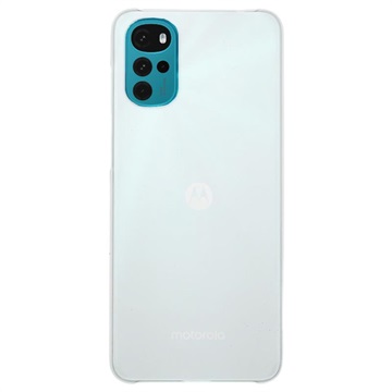 Motorola Moto G22 Rubberen Plastic Case Doorzichtig