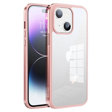 Sulada Minrui iPhone 14 Plus Hybride Hoesje Roze