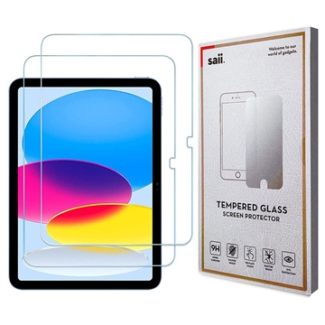 Saii 3D Premium iPad (2022) Glazen Screenprotector 2 St.