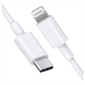Saii Fast USB-C-Lightning Kabel 1m (Geopende verpakking Uitstekend) Wit