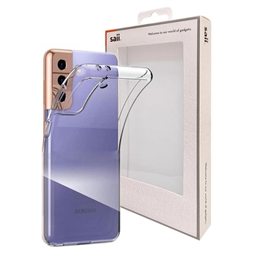 Saii Premium Anti-Slip Samsung Galaxy S21 5G TPU Case Doorzichtig