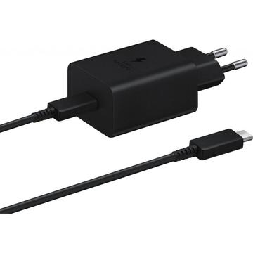 Samsung snelle reislader & USB-C kabel EP-T1510EBE 15W Bulk Zwart