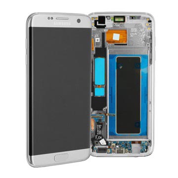 Samsung Galaxy S7 Edge Front Cover & LCD Display GH97-18533B Zilver