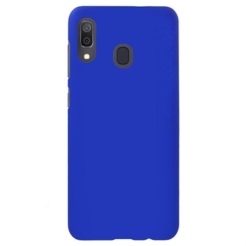 Samsung Galaxy A30 Rubberen Kunststof Cover Blauw huismerk kopen in de aanbieding