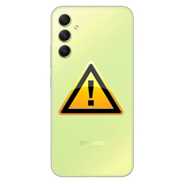 Samsung Galaxy A34 5G Batterijdeksel Reparatie Felgroen
