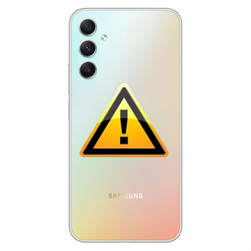 Samsung Galaxy A34 5G Batterijdeksel Reparatie Zilver