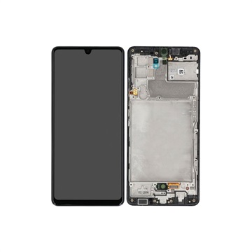 Samsung Galaxy A42 5G Voorzijde Cover & LCD Display GH82-24375A Zwart