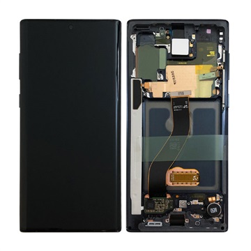 Samsung Galaxy Note10 Voorzijde Cover & LCD Display GH82-20818A Zwart