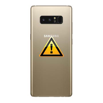 Samsung Galaxy Note 8 Batterij Cover Reparatie Goud