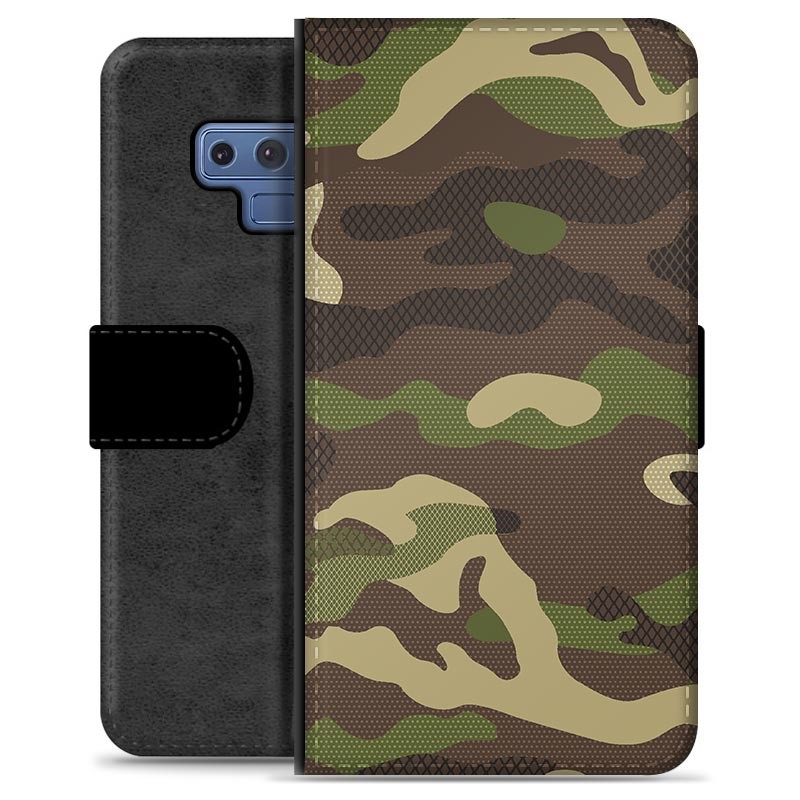 Samsung Galaxy Note9 Premium Portemonnee Hoesje Camouflage huismerk kopen in de aanbieding