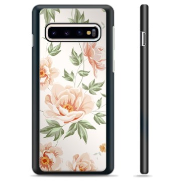 Samsung Galaxy S10 Beschermende Cover Bloemen huismerk kopen in de aanbieding