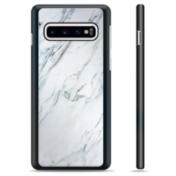 Samsung Galaxy S10 Beschermende Cover Marmer huismerk kopen in de aanbieding