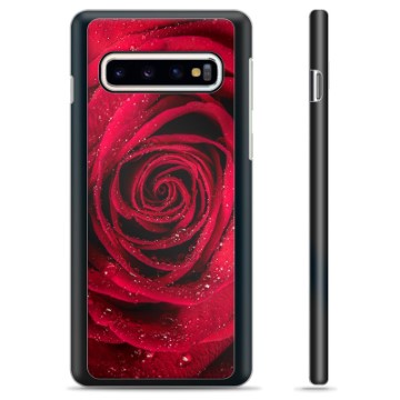 Samsung Galaxy S10 Beschermende Cover Roos huismerk kopen in de aanbieding