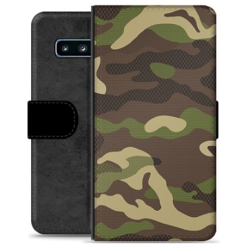 Samsung Galaxy S10 Premium Portemonnee Hoesje Camouflage huismerk kopen in de aanbieding