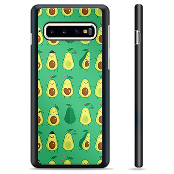 Samsung Galaxy S10+ Beschermhoes Avocado Patroon