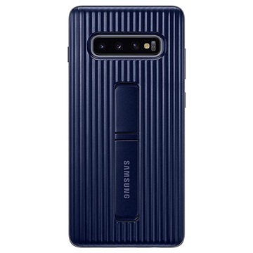 Samsung Galaxy S10 Protective Standing Cover Ef Rg975Cbegww Zwart Blauw huismerk kopen in de aanbieding
