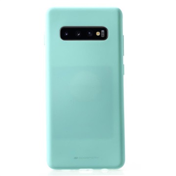 Mercury Goospery Matte Samsung Galaxy S10 Tpu Case Cyan huismerk kopen in de aanbieding