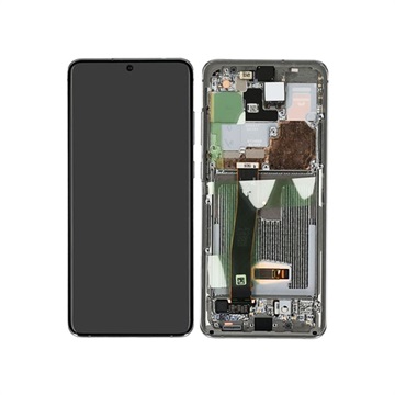 Samsung Galaxy S20 Ultra 5G Voorzijde Cover & LCD Display GH82-22327C Wit