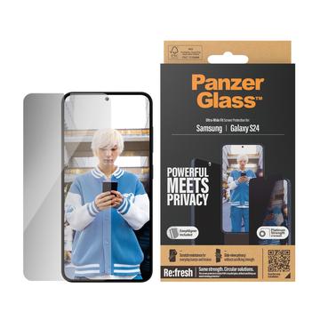 Samsung Galaxy S24 PanzerGlass Ultra-Wide Fit Privacy EasyAligner Screenprotector