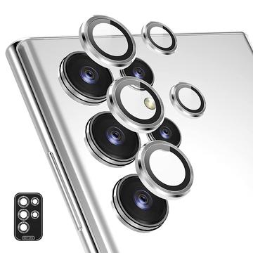 Samsung Galaxy S24 Ultra Hat Prince Camera Lens Glazen Protector Zilver