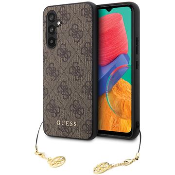 Samsung Galaxy S24+ Guess 4G Charms Collection Hybrid Case Bruin