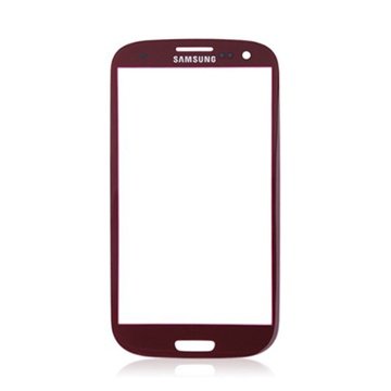 Samsung Galaxy S3 I9300 I9305 Lte Displayglas Rood huismerk kopen in de aanbieding