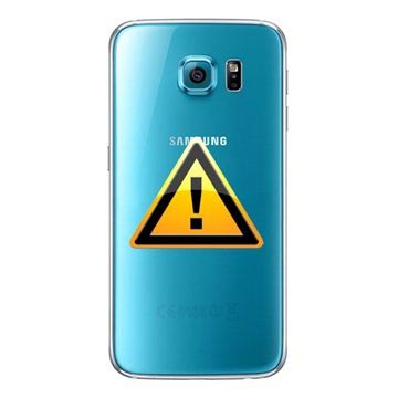 Samsung Galaxy S6 Batterij Cover Reparatie Blauw