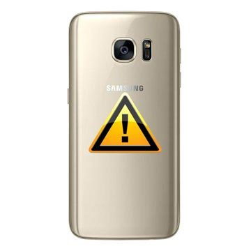 Samsung Galaxy S7 Batterij Cover Reparatie Goud