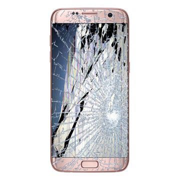 Samsung Galaxy S7 Edge LCD en Touchscreen Reparatie (GH97-18533E) Roze