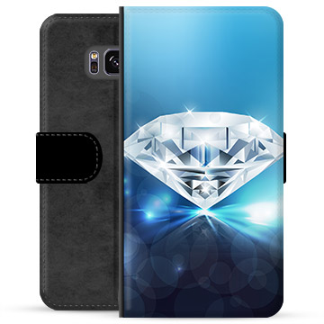 Samsung Galaxy S8 Premium Portemonnee Hoesje Diamant huismerk kopen in de aanbieding