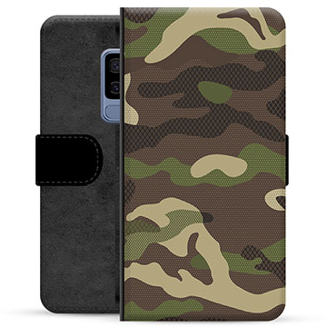 Samsung Galaxy S9 Premium Portemonnee Hoesje Camouflage huismerk kopen in de aanbieding